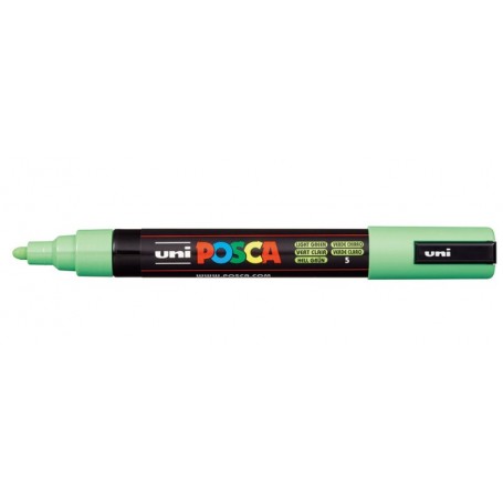 MARKER UNI POSCA PC5M VERDE CHIARO - PUNTA MEDIA 1,8-2,5 MM