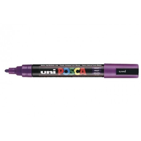 MARKER UNI POSCA PC5M VIOLA - PUNTA MEDIA 1,8-2,5 MM