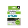 Nastro DYMO D1 45013 12mmX7mt colore nero bianco