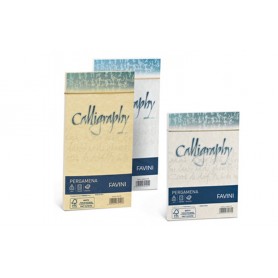 carta calligraphy pergamena crema 21x29,7cm - 50 fogli - 90 gr