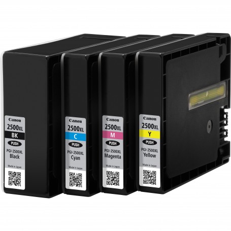 Pack 4 cartucce Canon PGI-2500 XL CMYK