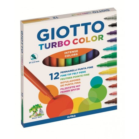 GIOTTO TURBO COLOR ASTUCCIO DA 12 PZ