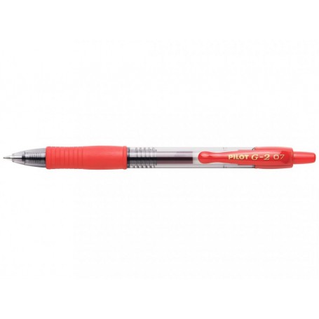 Penna a sfera Pilot G-2 rosso - punta 0,7 mm - ricaricabile