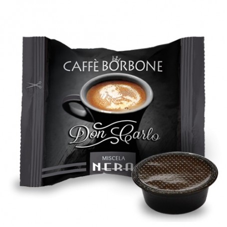 Capsule Don Carlo Nera Da 50Pz - Compatibili Con Macchine Lavazza A Modo Mio