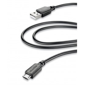 CAVO DATI 2M TEL MICROUSB NERO