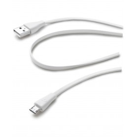 CAVO DATI USB MICROUSB BIANCO