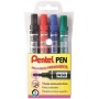 PENTEL PEN N50 - TASCHINA 4PZ ASSORTITO