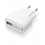 CARICABATTERIA RETE USB 2A BIANCO