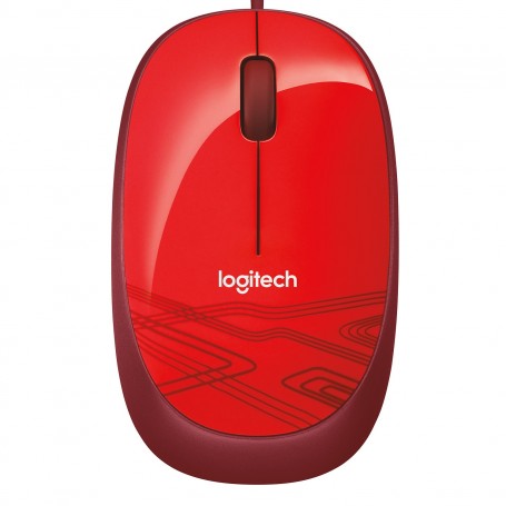 MOUSE CON CAVO M105 ROSSO