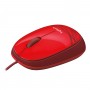 MOUSE CON CAVO M105 ROSSO