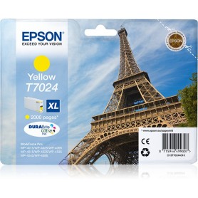 Cartuccia Epson T7024 Torre Eiffel giallo