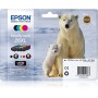 multipack Epson 26 XL orso polare nero ciano magenta giallo