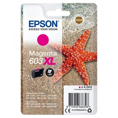 Cartuccia Epson T603 stella marina magenta