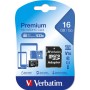 Scheda SD Verbatim Premium 16 GB microSDHC classe 10