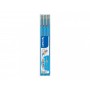 set 3 refill sfera frixion point 0.5mm  azzurro pilot