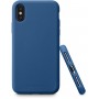 CUSTODIA SOFT TOUCH  IPH X BLU