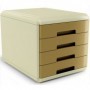 cassettiera mydesk VINTAGE caramel-ocra