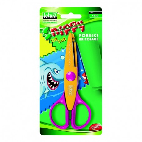 Forbice Snippy Zig-Zag 14 Cm.