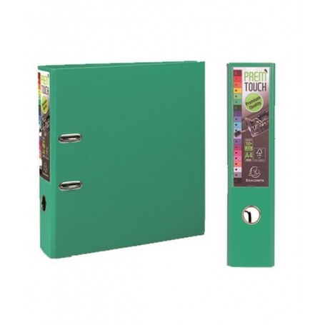 Registratore a leva Exacompta Prem'Touch verde