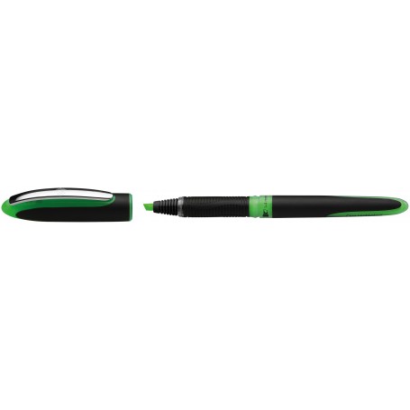 One Highlighter evidenziatore tascabile con sistema super-flow - VERDE